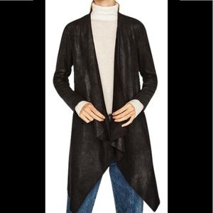 Zara draped suede jacket size xs